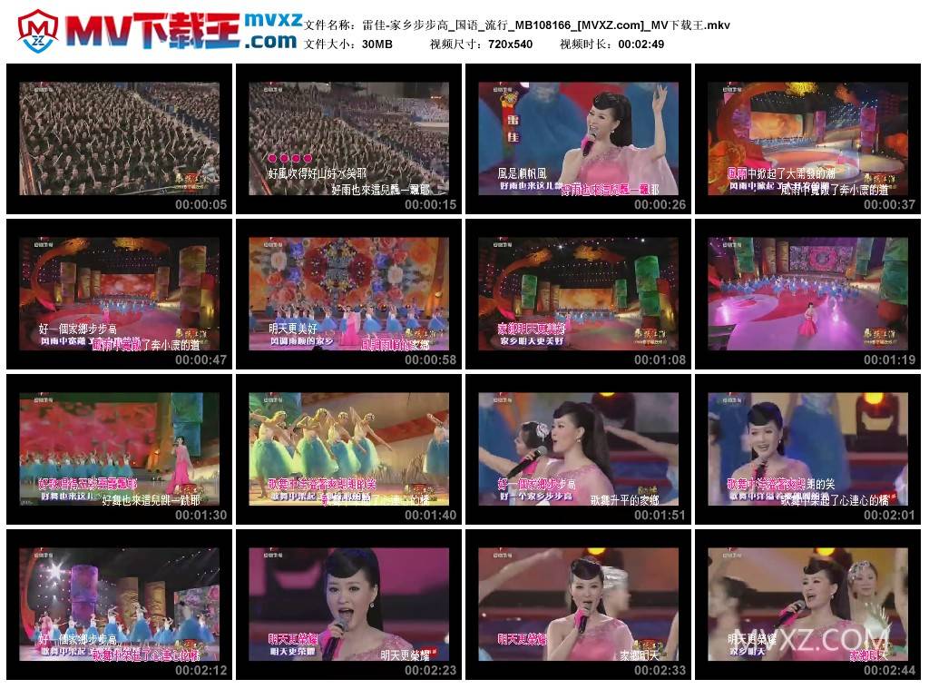 雷佳-家乡步步高_国语_流行_MB108166